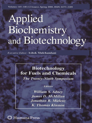 cover image of Biotechnology for Fuels and Chemicals